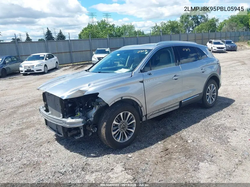 2023 Lincoln Nautilus Reserve VIN: 2LMPJ8K95PBL05945 Lot: 45400303