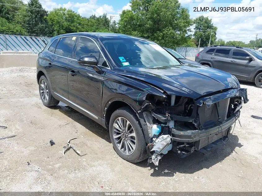 2023 Lincoln Nautilus Standard VIN: 2LMPJ6J93PBL05691 Lot: 45445650