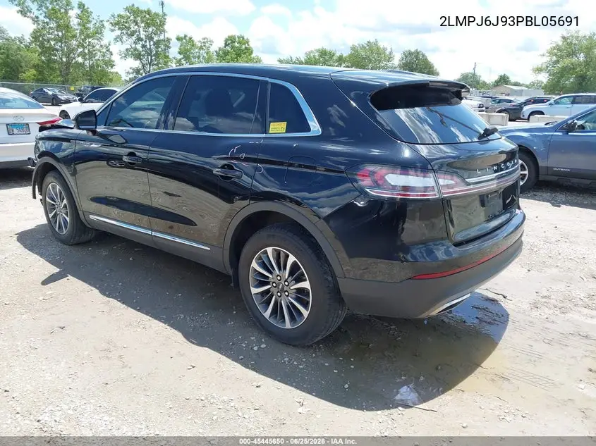 2023 Lincoln Nautilus Standard VIN: 2LMPJ6J93PBL05691 Lot: 45445650