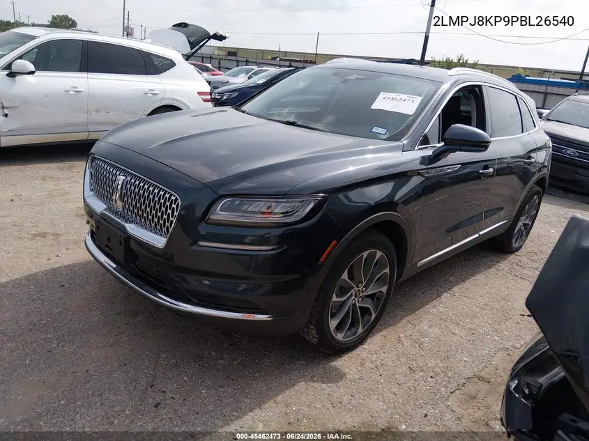 2023 Lincoln Nautilus Reserve VIN: 2LMPJ8KP9PBL26540 Lot: 45462473