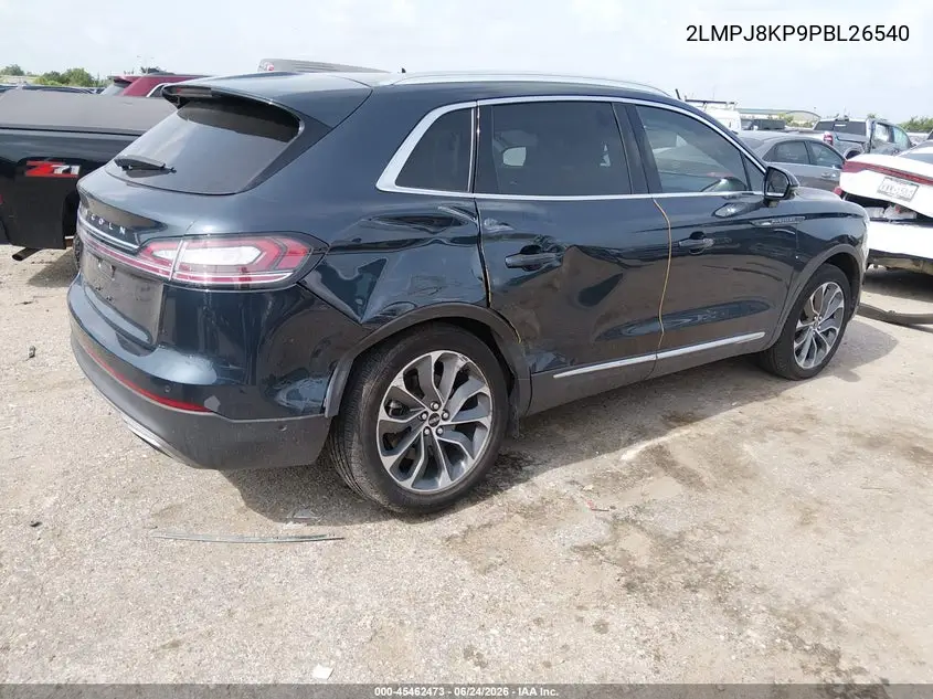 2023 Lincoln Nautilus Reserve VIN: 2LMPJ8KP9PBL26540 Lot: 45462473