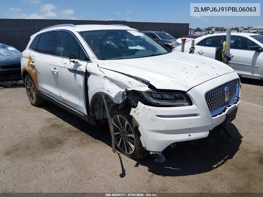 2023 Lincoln Nautilus Standard VIN: 2LMPJ6J91PBL06063 Lot: 45535177