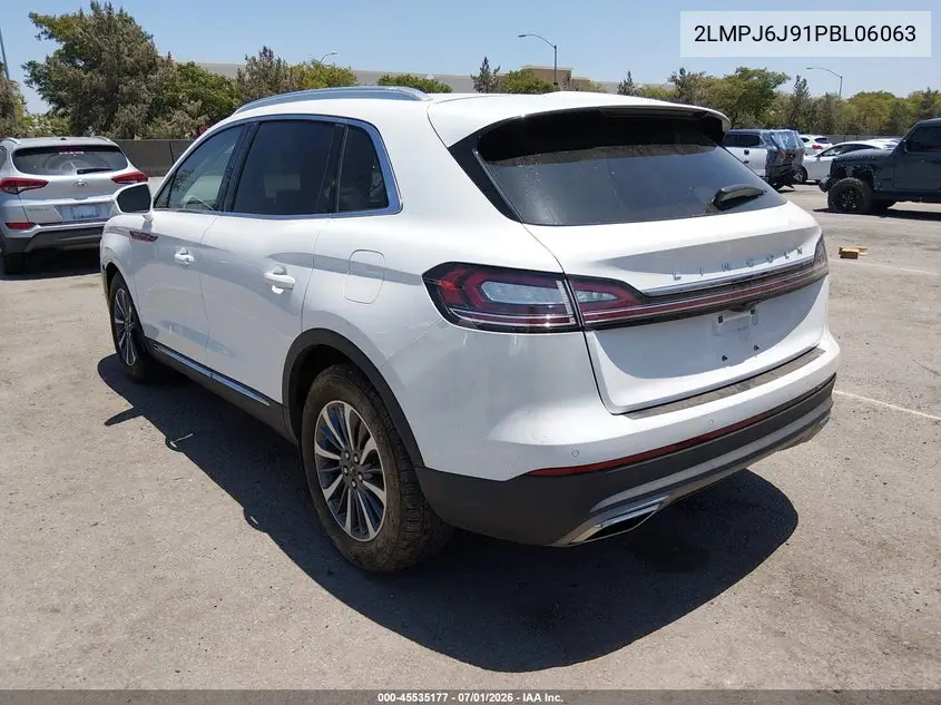 2023 Lincoln Nautilus Standard VIN: 2LMPJ6J91PBL06063 Lot: 45535177
