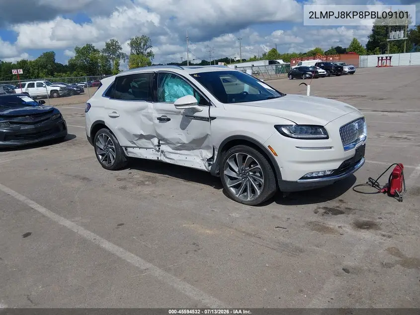 2023 Lincoln Nautilus Reserve VIN: 2LMPJ8KP8PBL09101 Lot: 45594532