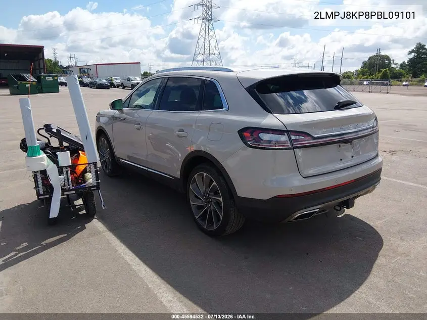 2023 Lincoln Nautilus Reserve VIN: 2LMPJ8KP8PBL09101 Lot: 45594532