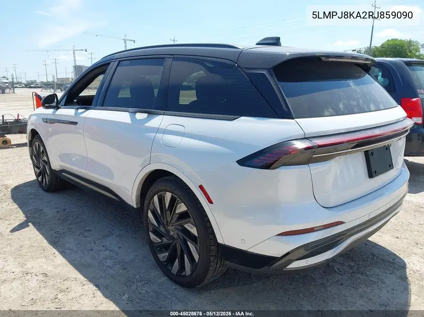 2024 Lincoln Nautilus Reserve VIN: 5LMPJ8KA2RJ859090 Lot: 45028676