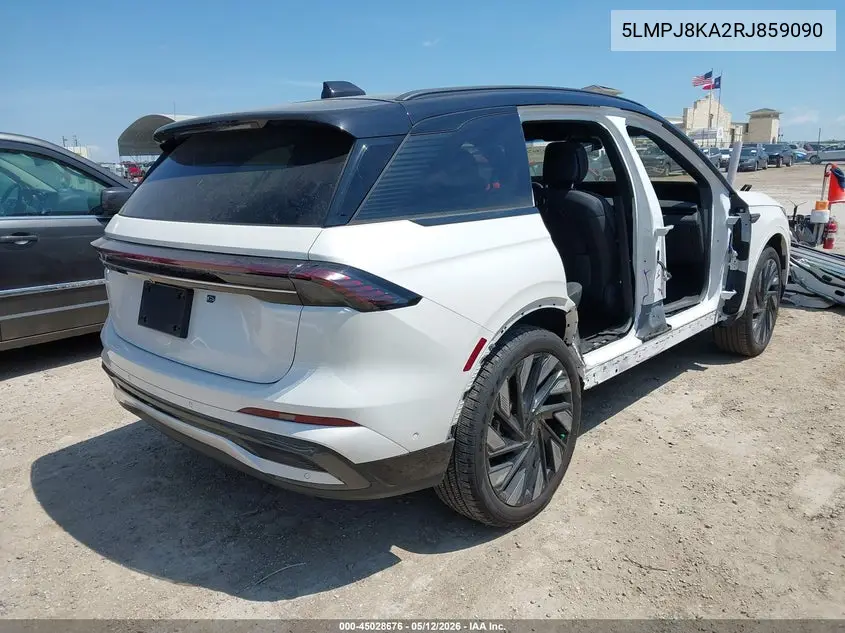 2024 Lincoln Nautilus Reserve VIN: 5LMPJ8KA2RJ859090 Lot: 45028676