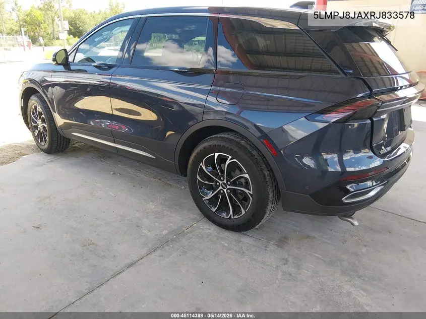 2024 Lincoln Nautilus Premiere VIN: 5LMPJ8JAXRJ833578 Lot: 45114388
