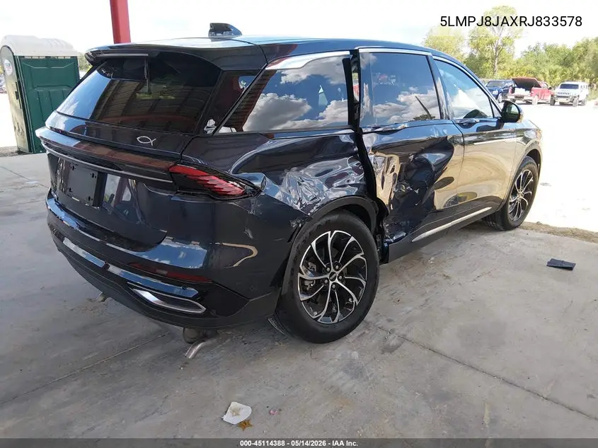 2024 Lincoln Nautilus Premiere VIN: 5LMPJ8JAXRJ833578 Lot: 45114388