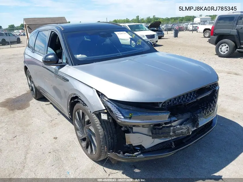 2024 Lincoln Nautilus Reserve VIN: 5LMPJ8KA0RJ785345 Lot: 45209243