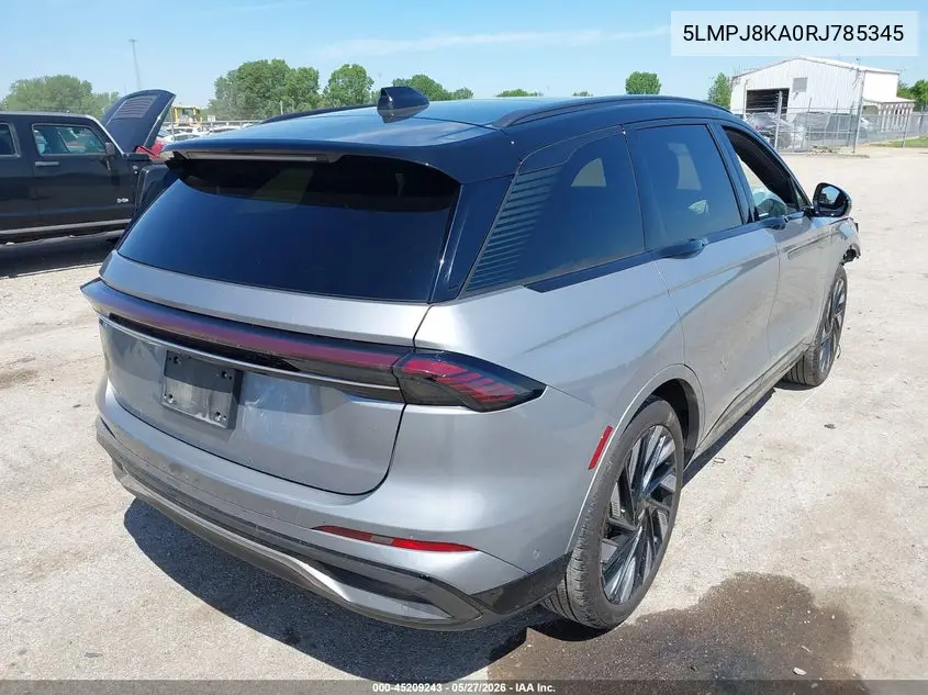 2024 Lincoln Nautilus Reserve VIN: 5LMPJ8KA0RJ785345 Lot: 45209243