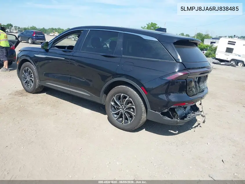 2024 Lincoln Nautilus Premiere VIN: 5LMPJ8JA6RJ838485 Lot: 45301638