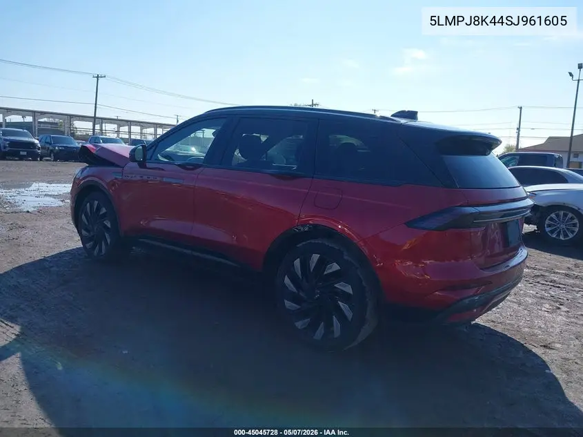 2025 Lincoln Nautilus Reserve VIN: 5LMPJ8K44SJ961605 Lot: 45045728