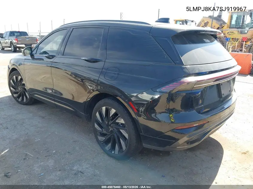 2025 Lincoln Nautilus Reserve VIN: 5LMPJ8KA7SJ919967 Lot: 45076460