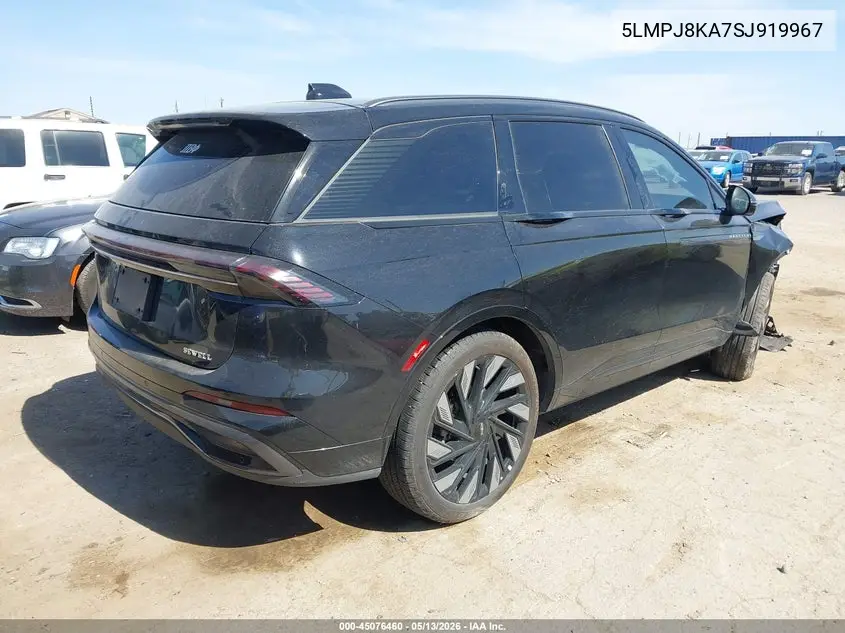 2025 Lincoln Nautilus Reserve VIN: 5LMPJ8KA7SJ919967 Lot: 45076460