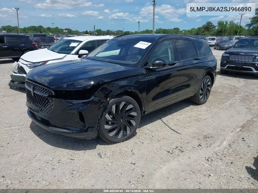 2025 Lincoln Nautilus Reserve VIN: 5LMPJ8KA2SJ966890 Lot: 45339140