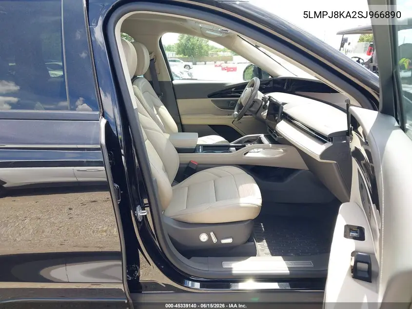 2025 Lincoln Nautilus Reserve VIN: 5LMPJ8KA2SJ966890 Lot: 45339140