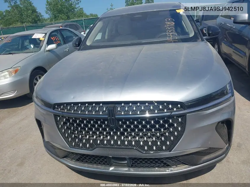 2025 Lincoln Nautilus Premiere VIN: 5LMPJ8JA9SJ942510 Lot: 45533983