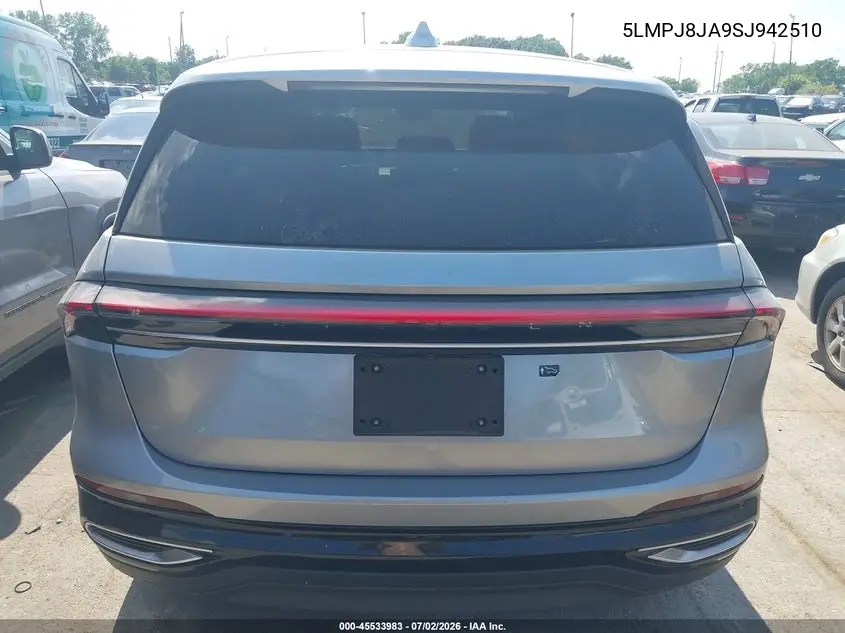 2025 Lincoln Nautilus Premiere VIN: 5LMPJ8JA9SJ942510 Lot: 45533983