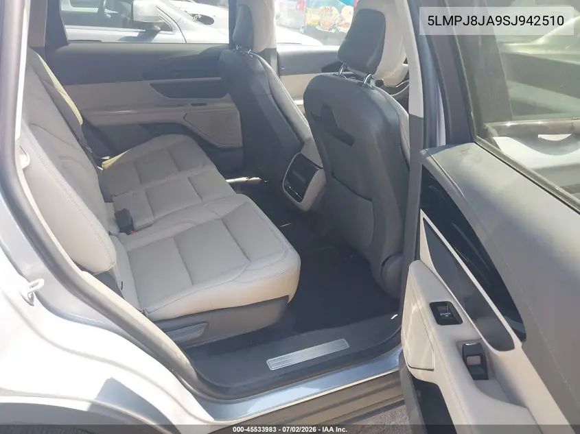 2025 Lincoln Nautilus Premiere VIN: 5LMPJ8JA9SJ942510 Lot: 45533983