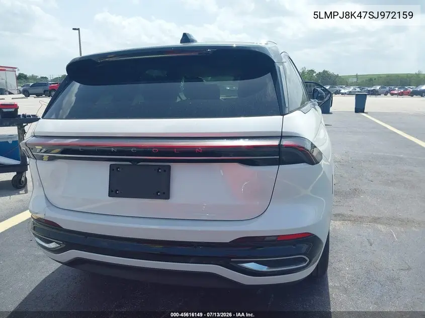 2025 Lincoln Nautilus Reserve VIN: 5LMPJ8K47SJ972159 Lot: 45616149