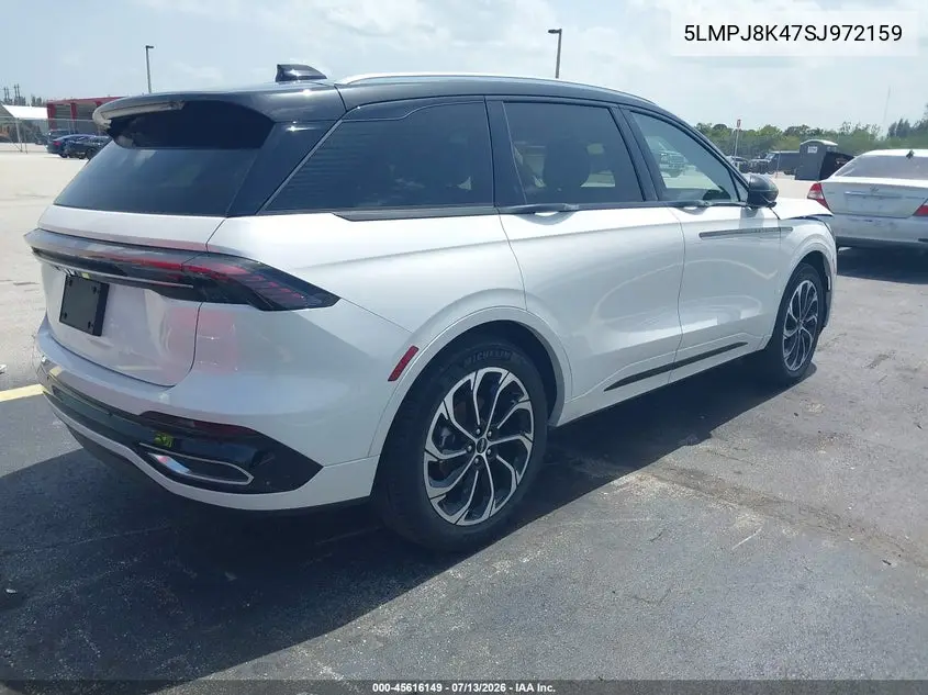 2025 Lincoln Nautilus Reserve VIN: 5LMPJ8K47SJ972159 Lot: 45616149