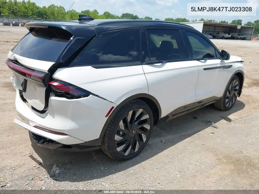2026 Lincoln Nautilus Reserve VIN: 5LMPJ8K47TJ023308 Lot: 45515442