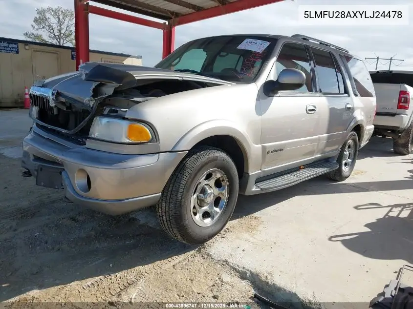 5LMFU28AXYLJ24478 2000 Lincoln Navigator