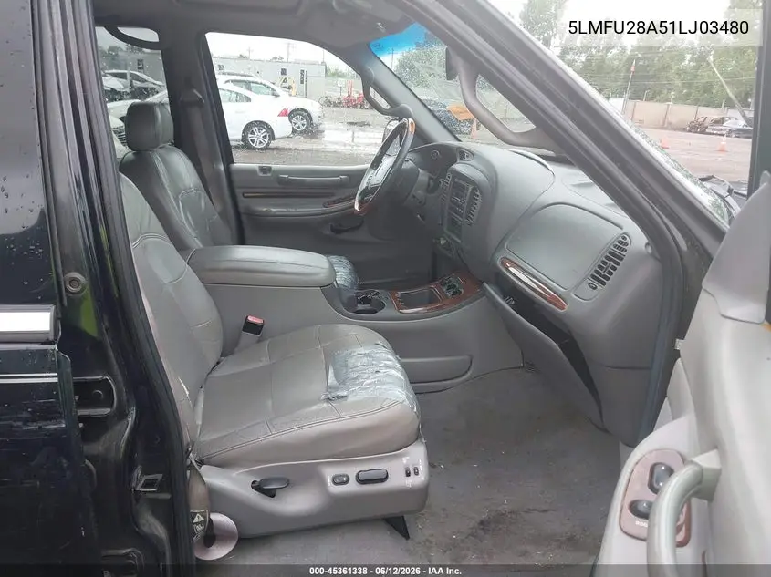 2001 Lincoln Navigator VIN: 5LMFU28A51LJ03480 Lot: 45361338
