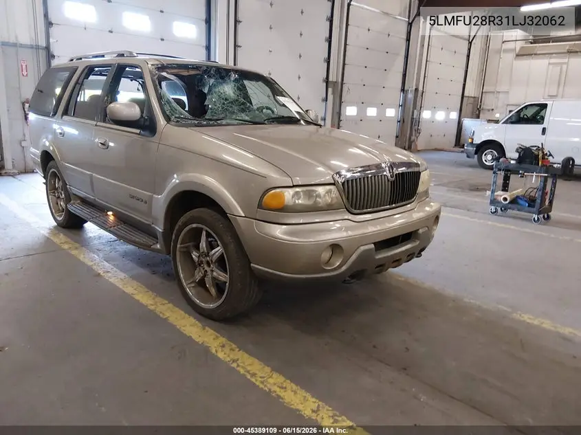 2001 Lincoln Navigator VIN: 5LMFU28R31LJ32062 Lot: 45389109