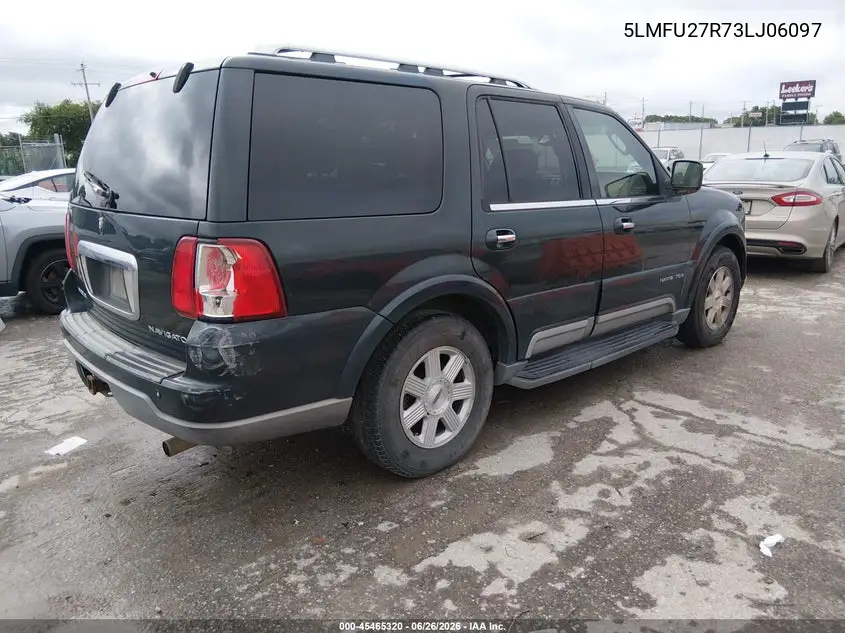 2003 Lincoln Navigator VIN: 5LMFU27R73LJ06097 Lot: 45465320