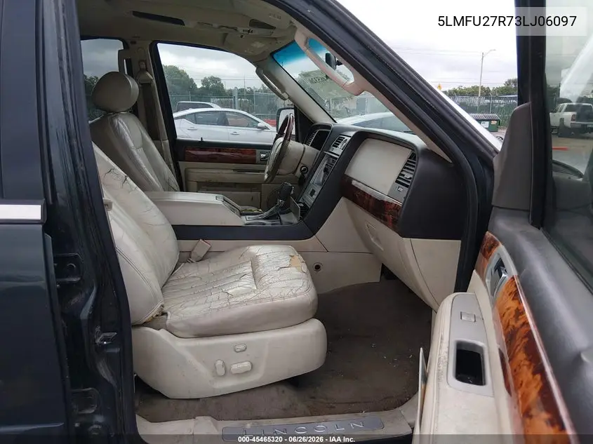 2003 Lincoln Navigator VIN: 5LMFU27R73LJ06097 Lot: 45465320