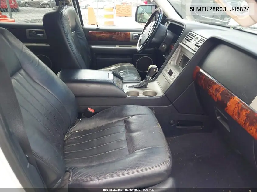 2003 Lincoln Navigator VIN: 5LMFU28R03LJ45824 Lot: 45552460