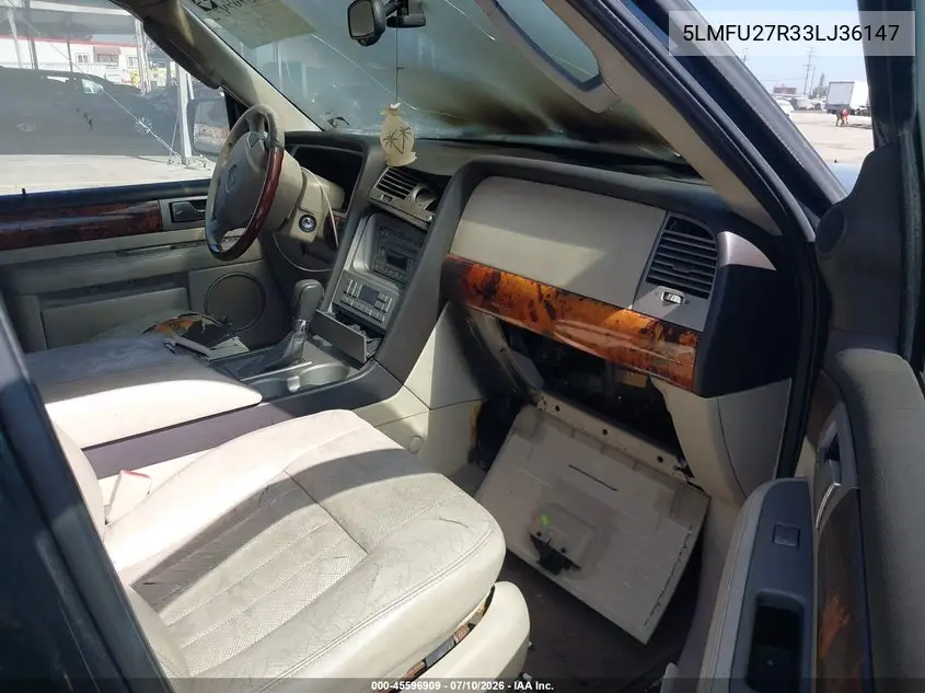 2003 Lincoln Navigator VIN: 5LMFU27R33LJ36147 Lot: 45596909