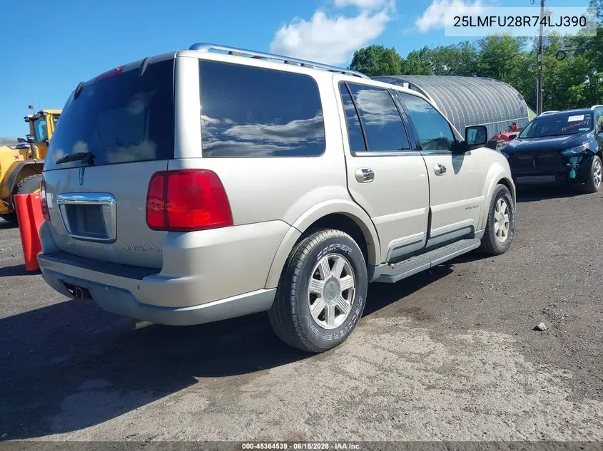2004 Lincoln Navigator VIN: 5LMFU28R74LJ39052 Lot: 45364539