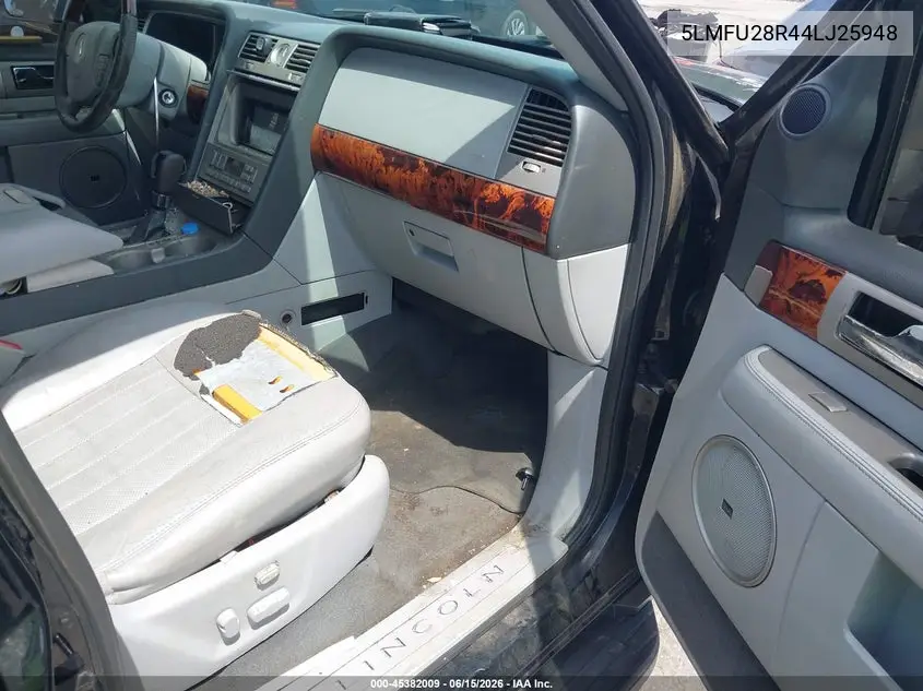 2004 Lincoln Navigator VIN: 5LMFU28R44LJ25948 Lot: 45382009