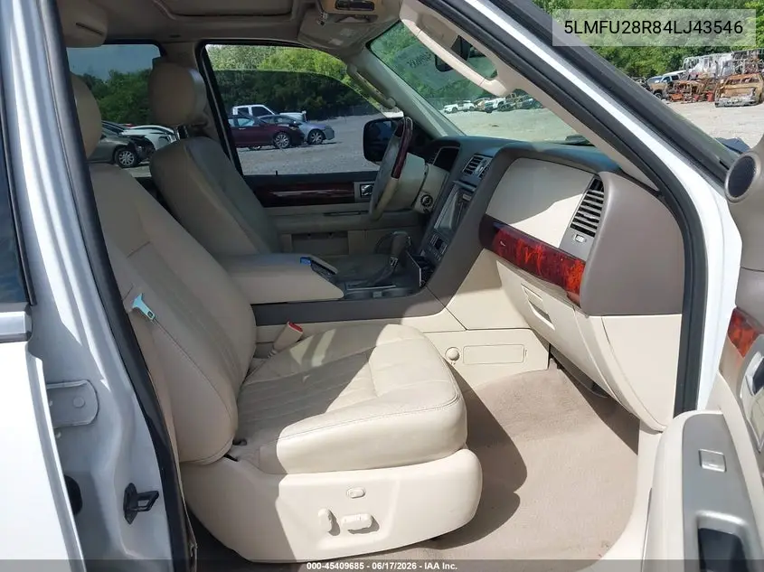 2004 Lincoln Navigator VIN: 5LMFU28R84LJ43546 Lot: 45409685