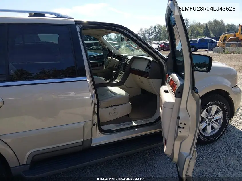 2004 Lincoln Navigator VIN: 5LMFU28R04LJ43525 Lot: 45462690