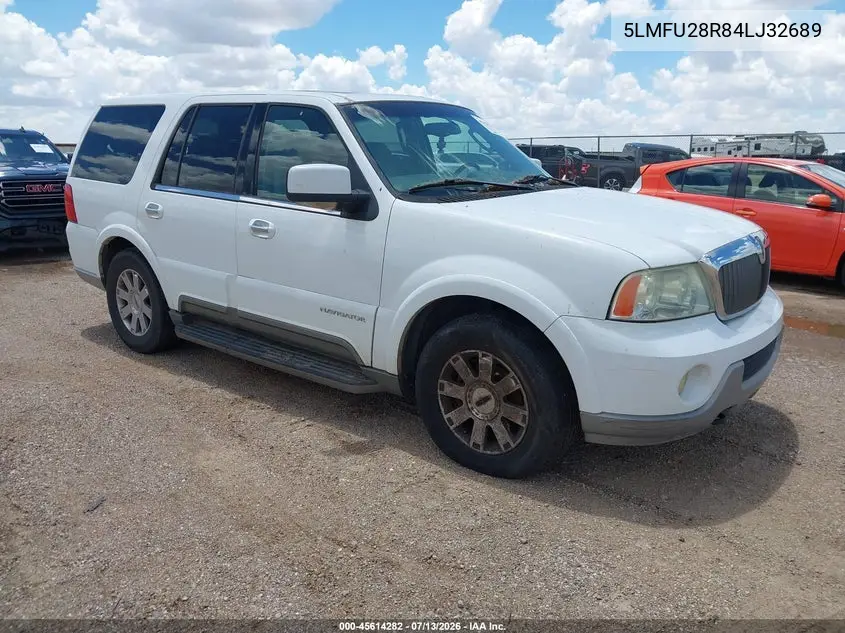 2004 Lincoln Navigator VIN: 5LMFU28R84LJ32689 Lot: 45614282
