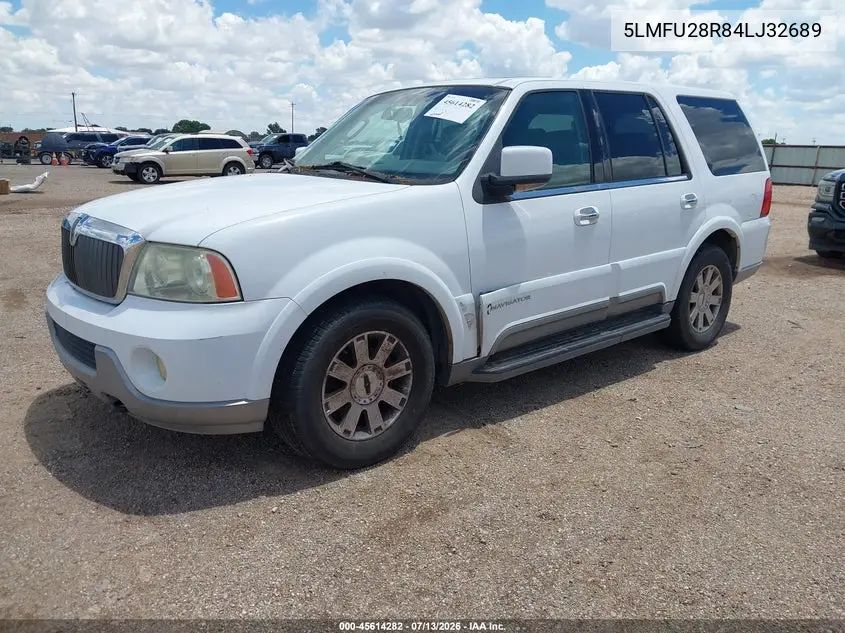 2004 Lincoln Navigator VIN: 5LMFU28R84LJ32689 Lot: 45614282