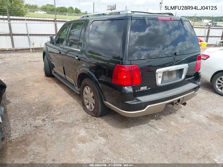 2004 Lincoln Navigator VIN: 5LMFU28R94LJ04125 Lot: 45642196