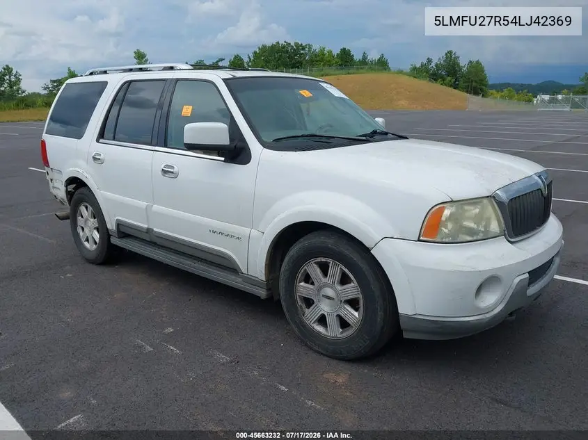 2004 Lincoln Navigator VIN: 5LMFU27R54LJ42369 Lot: 45663232