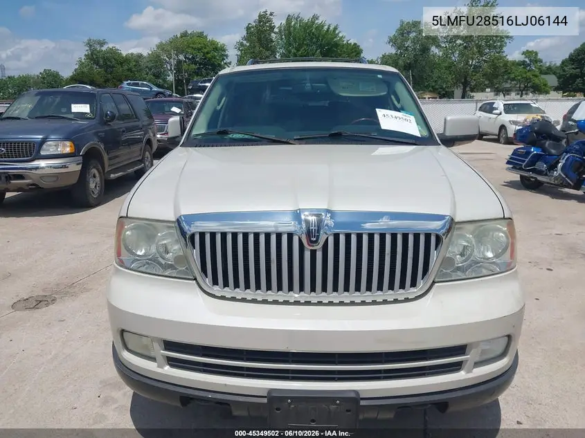 2006 Lincoln Navigator Luxury/Ultimate VIN: 5LMFU28516LJ06144 Lot: 45349502
