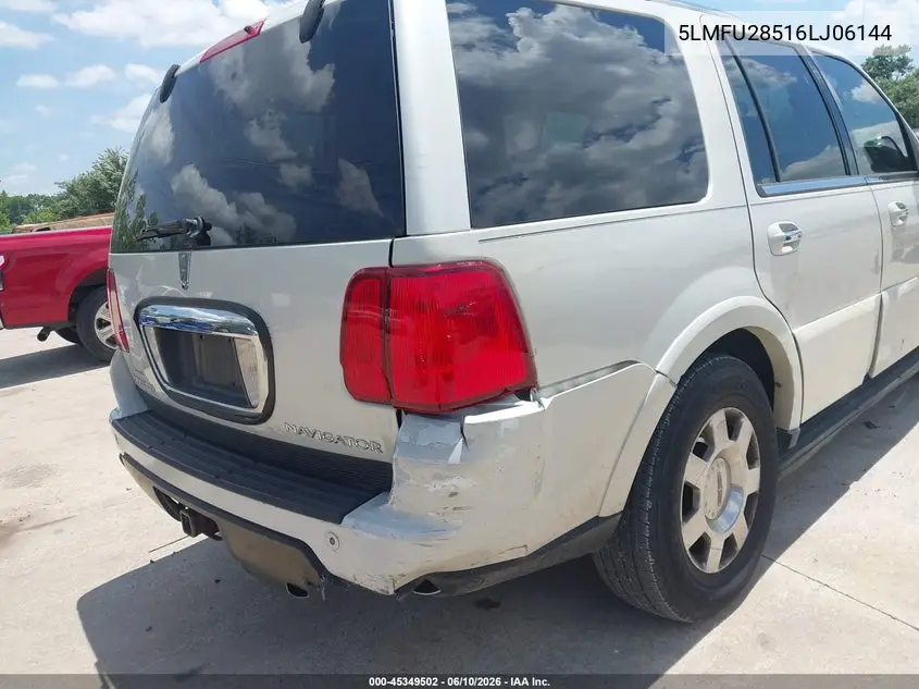 2006 Lincoln Navigator Luxury/Ultimate VIN: 5LMFU28516LJ06144 Lot: 45349502