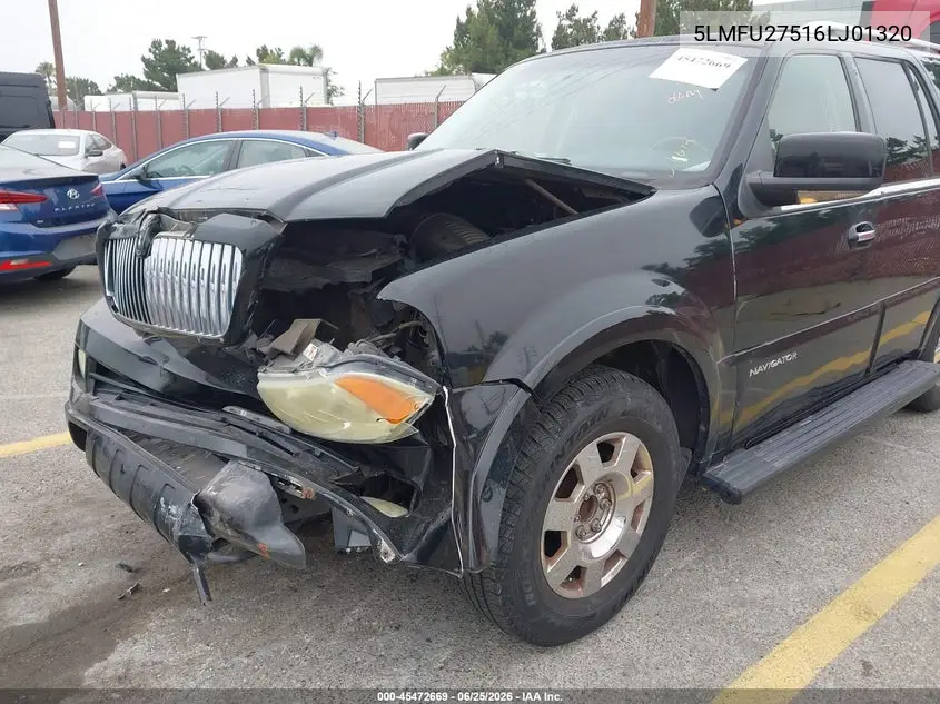 2006 Lincoln Navigator Luxury/Ultimate VIN: 5LMFU27516LJ01320 Lot: 45472669