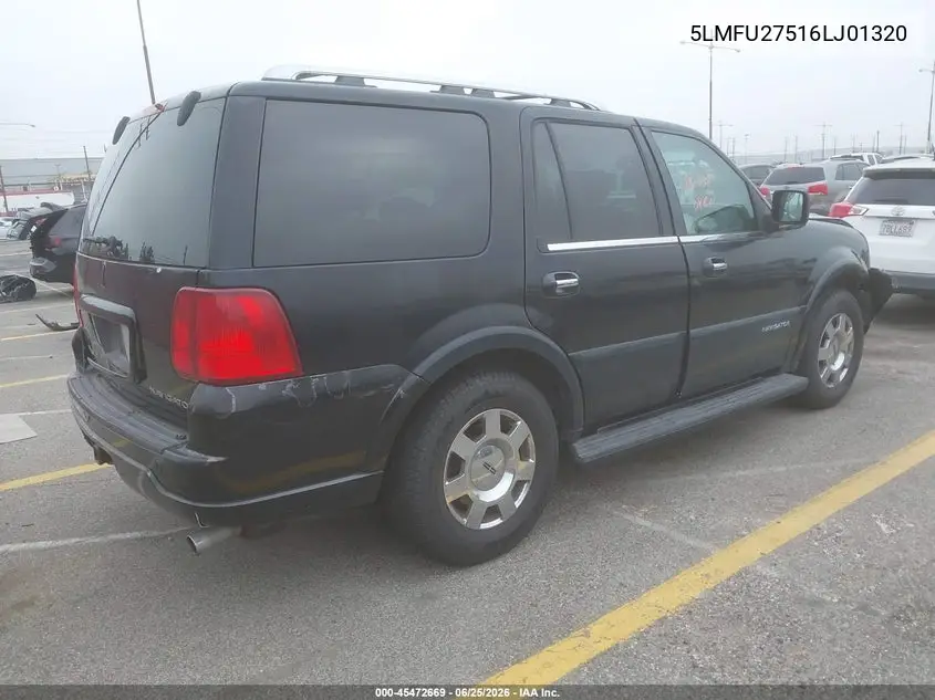 2006 Lincoln Navigator Luxury/Ultimate VIN: 5LMFU27516LJ01320 Lot: 45472669