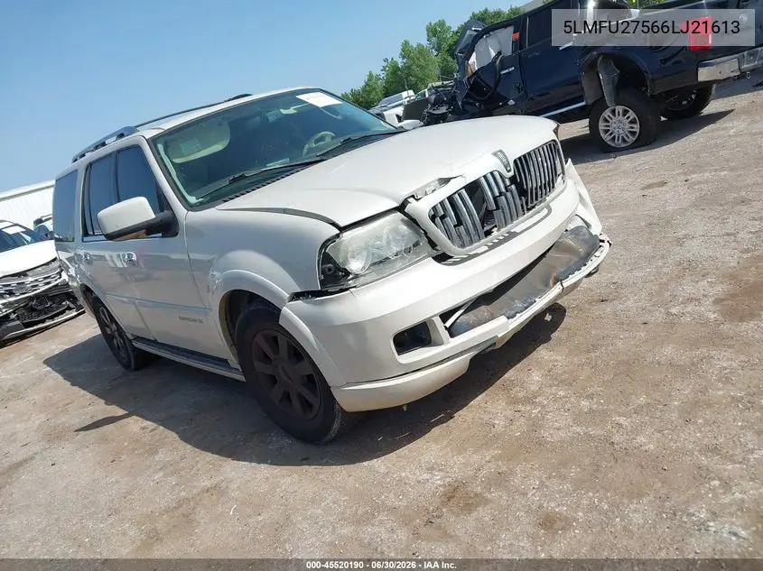 2006 Lincoln Navigator Luxury/Ultimate VIN: 5LMFU27566LJ21613 Lot: 45520190