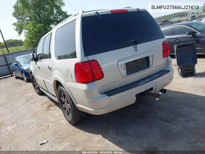 2006 Lincoln Navigator Luxury/Ultimate VIN: 5LMFU27566LJ21613 Lot: 45520190
