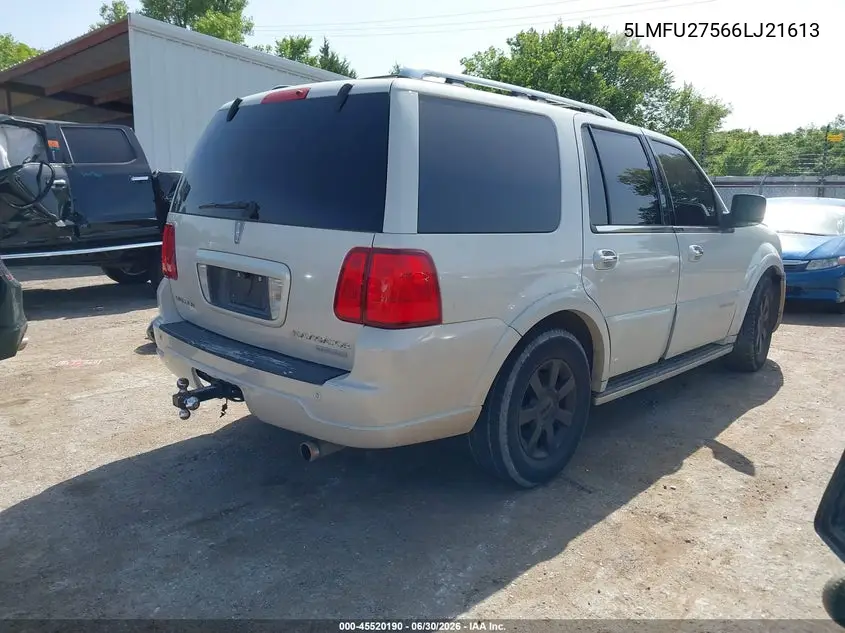 2006 Lincoln Navigator Luxury/Ultimate VIN: 5LMFU27566LJ21613 Lot: 45520190