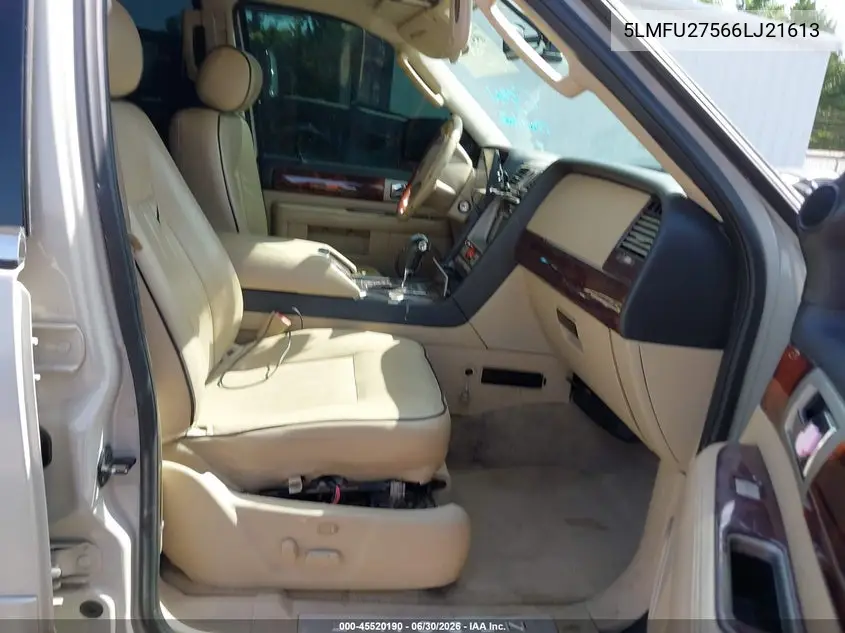 2006 Lincoln Navigator Luxury/Ultimate VIN: 5LMFU27566LJ21613 Lot: 45520190